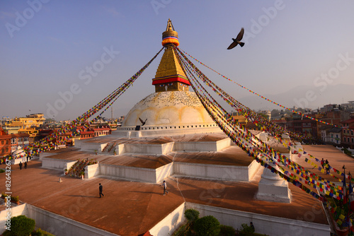 Boudhanath stupa kathmandu nepal