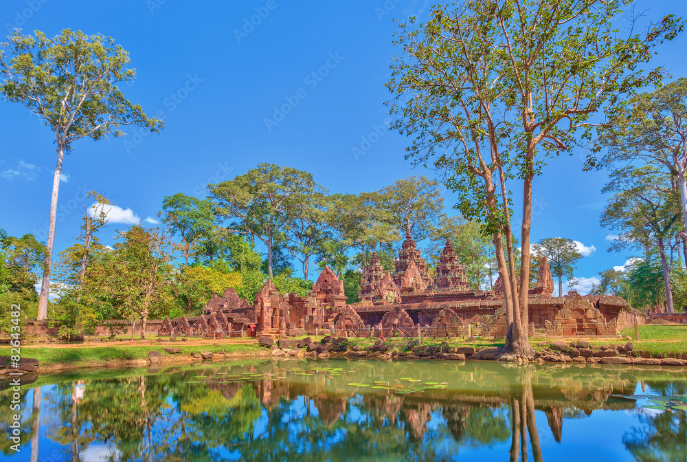 Fototapeta premium Banteay Srei or Lady Temple at Siem Reap Cambodia