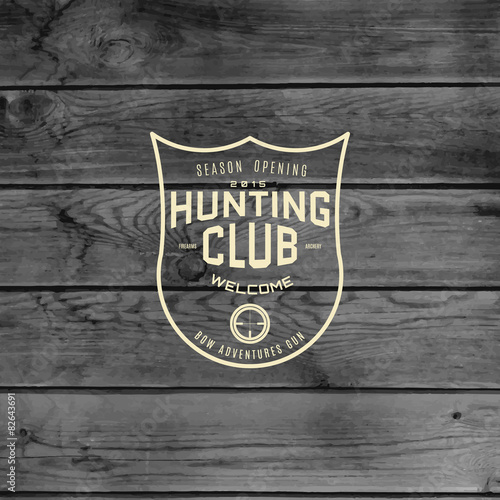 Hunting  club badges logos and labels for any use