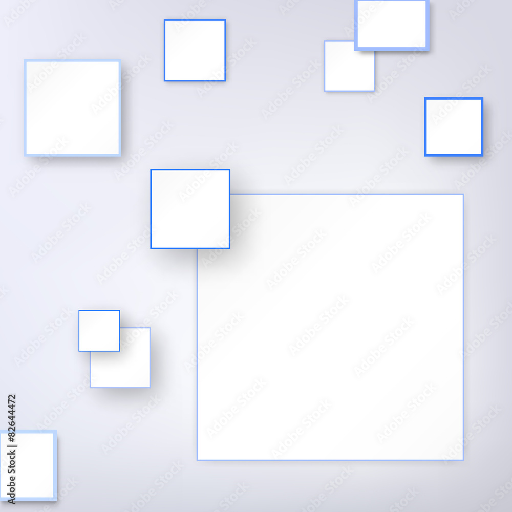 Background with blue square. Background with blue square.
