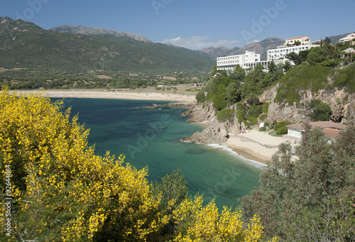 propriano bay, corsica photo