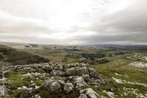 View across malham ,north yorkshire © glenned
