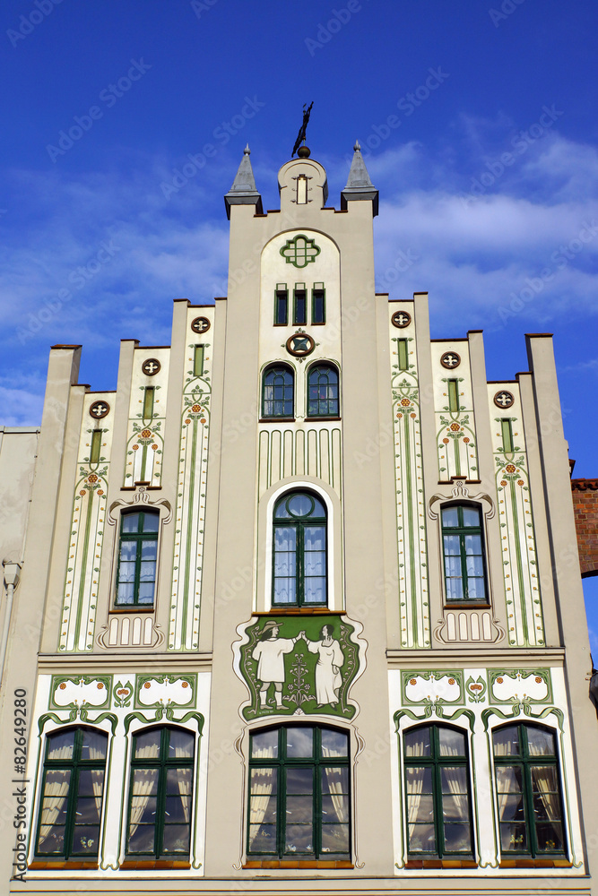 Baudenkmal in der historischen Altstadt Wismar Baudenkmal in der historischen Altstadt Wismar