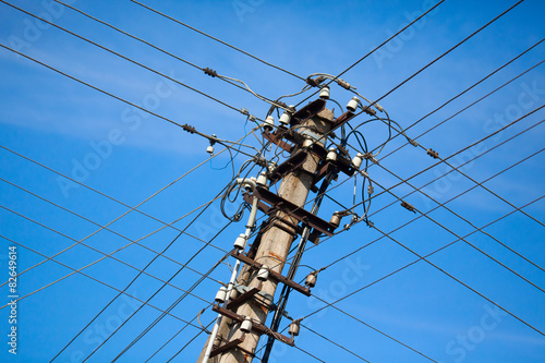 Old electric powerlines