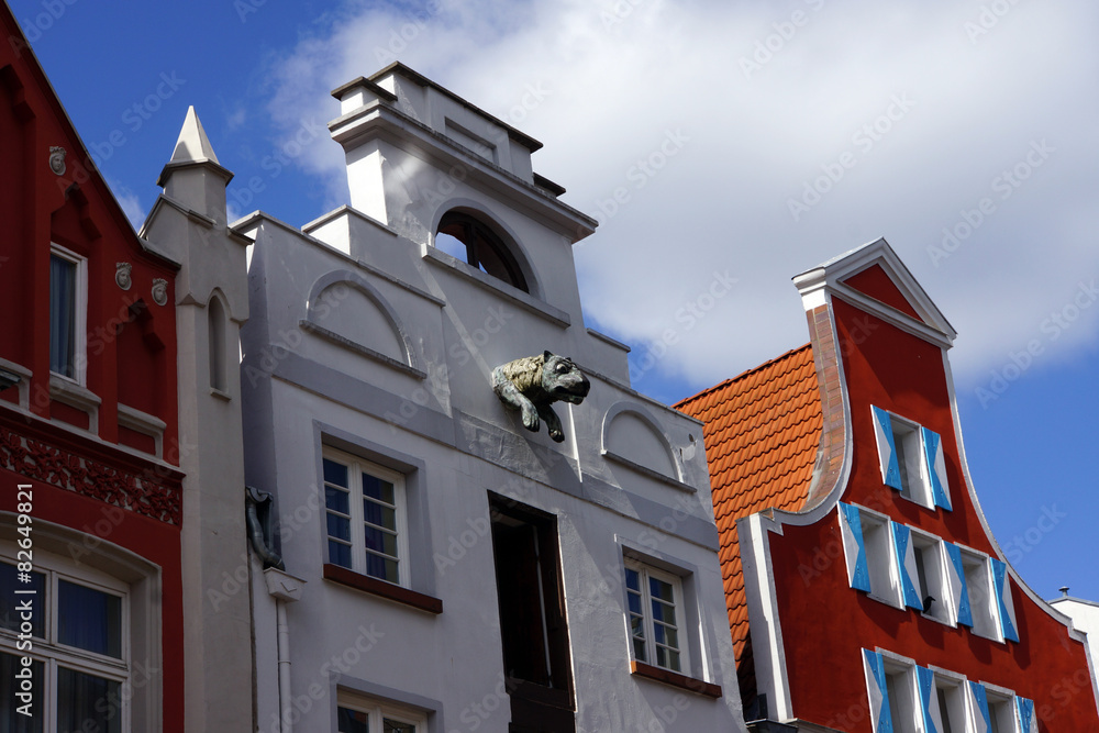 Baudenkmal in der historischen Altstadt Wismar Baudenkmal in der historischen Altstadt Wismar
