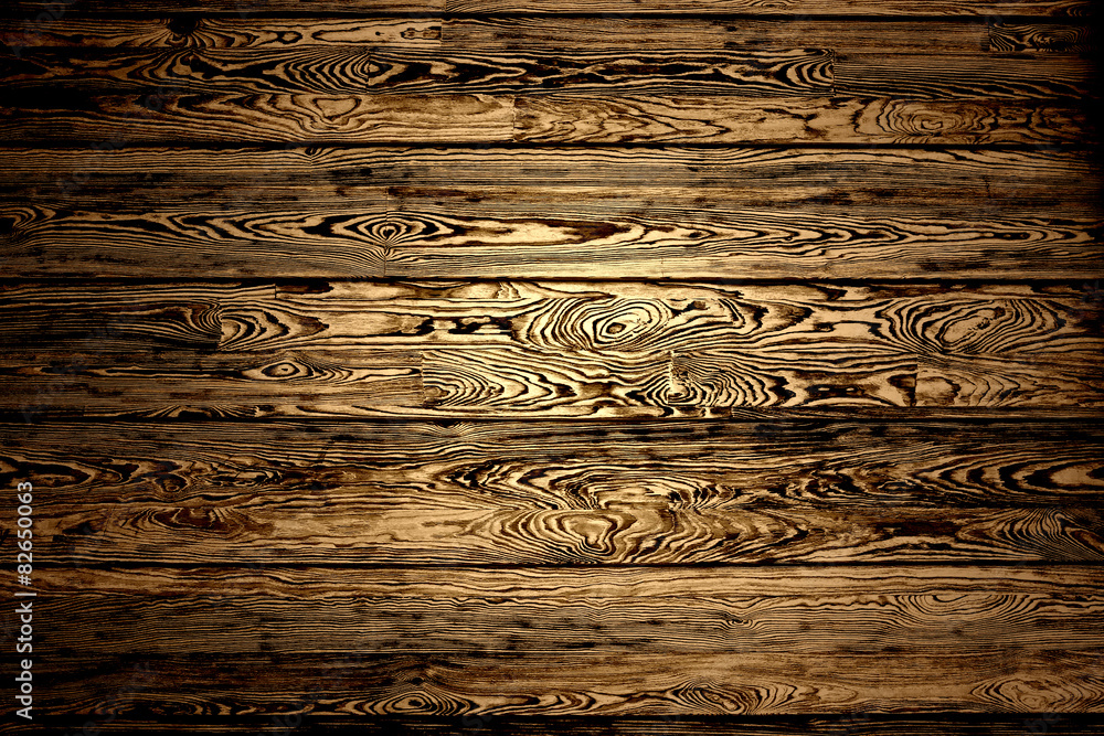 brown background of pine boards close up