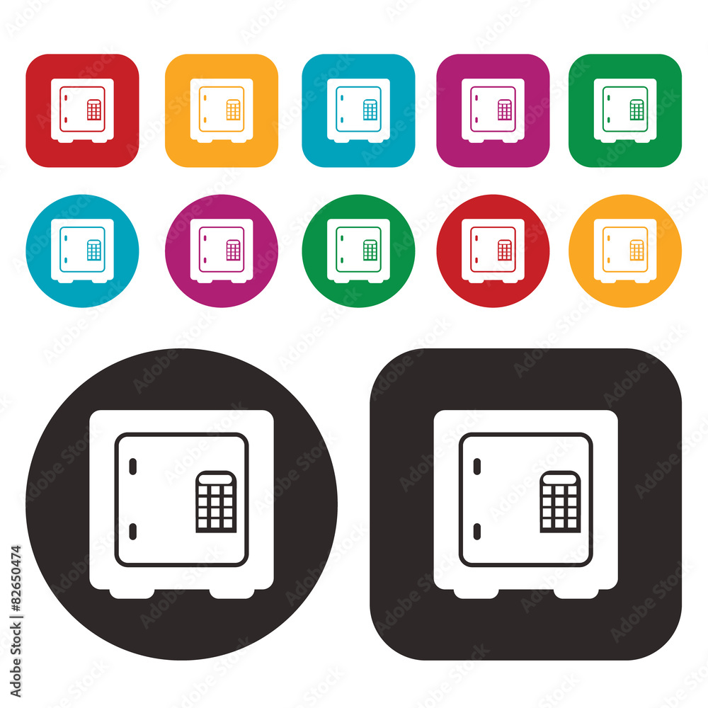 Safe icon. Safe money icon Safe icon. Safe money icon