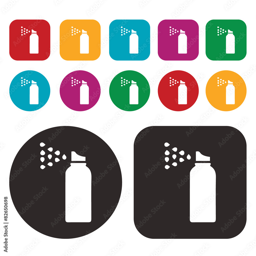Toilet iconSpray icon Toilet iconSpray icon
