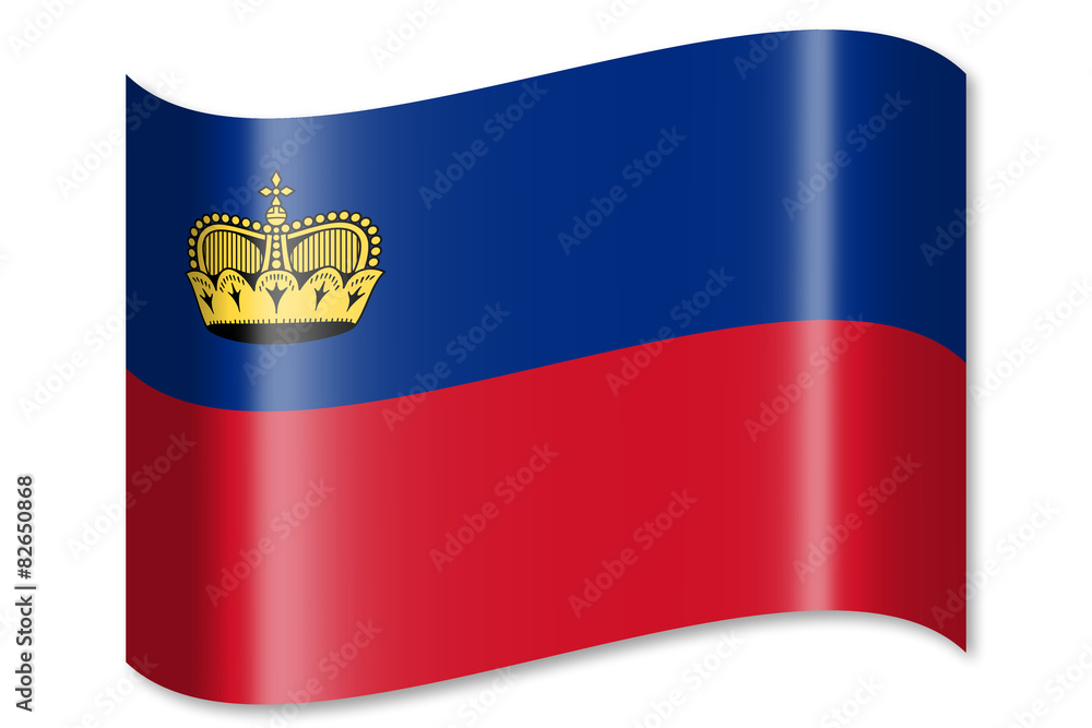 Obraz premium Waving flag concept