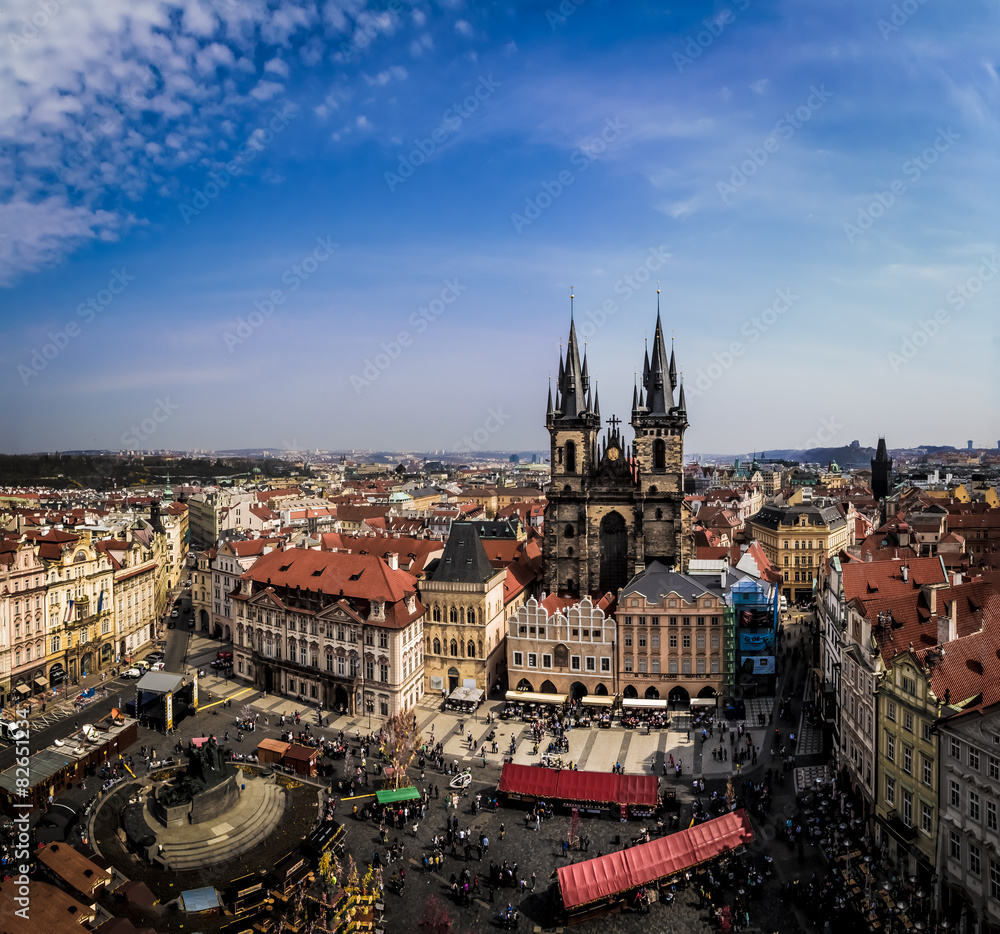 cityscape Prague