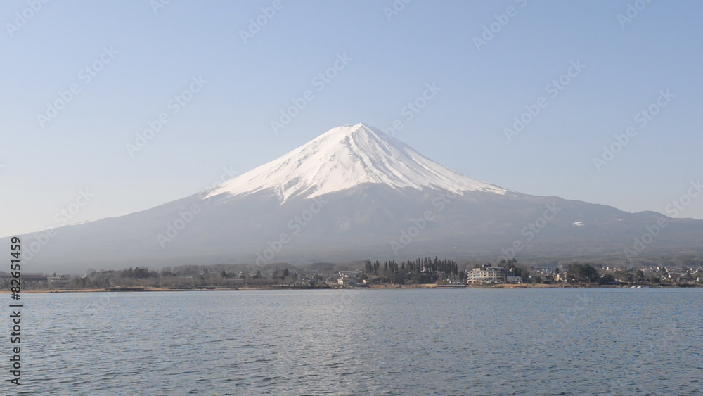 Mount Fuji with Lake Kawaguchi Mount Fuji with Lake Kawaguchi