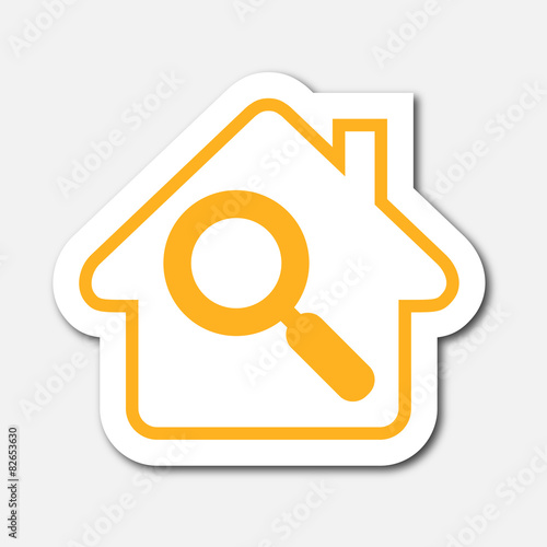 Logo maison et diagnostic.