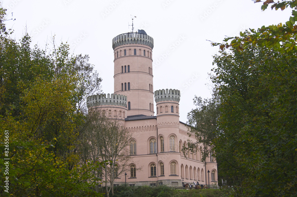 Fototapeta premium Jagdschloss Granitz auf der Ostseeinsel Rügen.