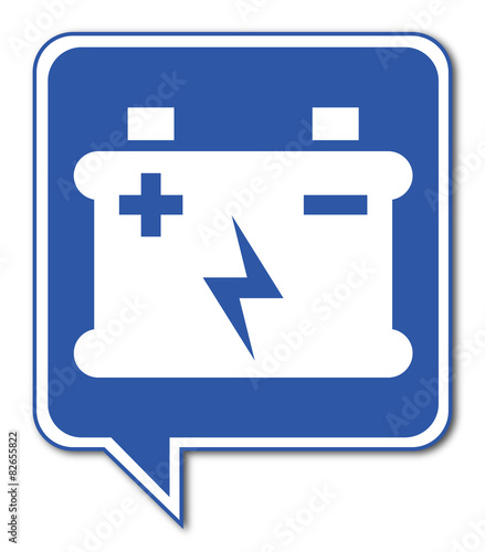 Logo batterie.