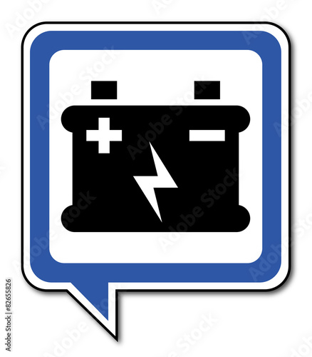 Logo batterie.