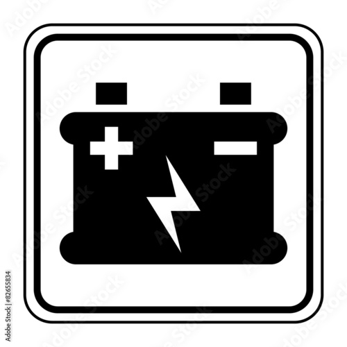 Logo batterie.