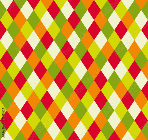Seamless rhombus pattern