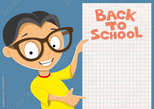Vector illustration. Back to school.