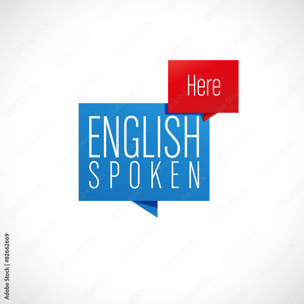 ici, nous parlons anglais