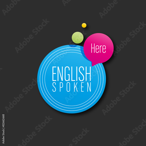 affiche marketing, langue anglaise