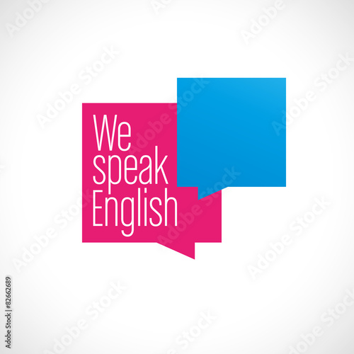 we speak english