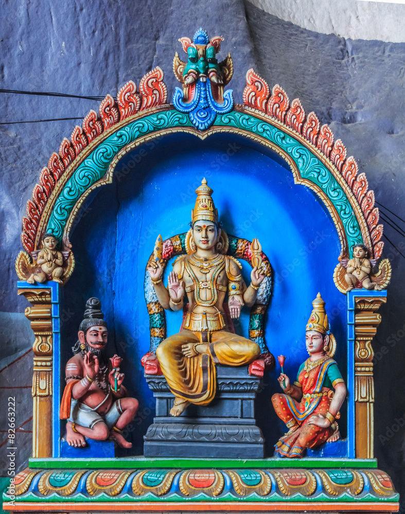Hindu altar at Batu Caves temple