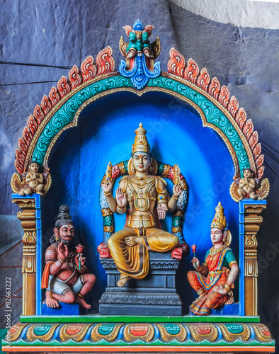 Hindu altar at Batu Caves temple