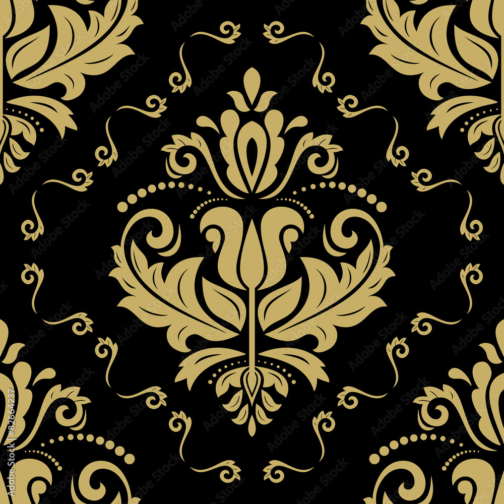 Damask Seamless Vector Pattern