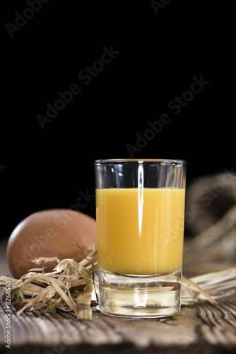 Homemade Egg Liqueur