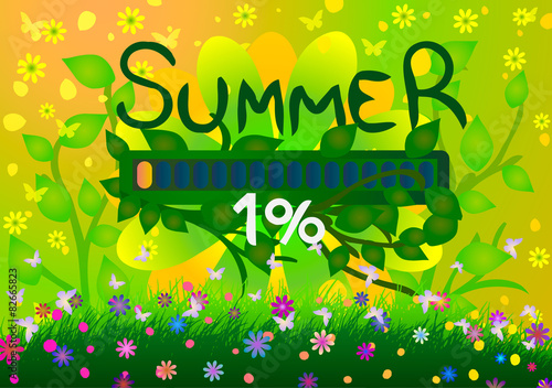 One percent of the summer.