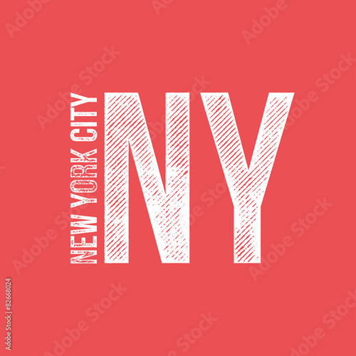 New York City Retro Vintage Dirty Label - T-shirt Design