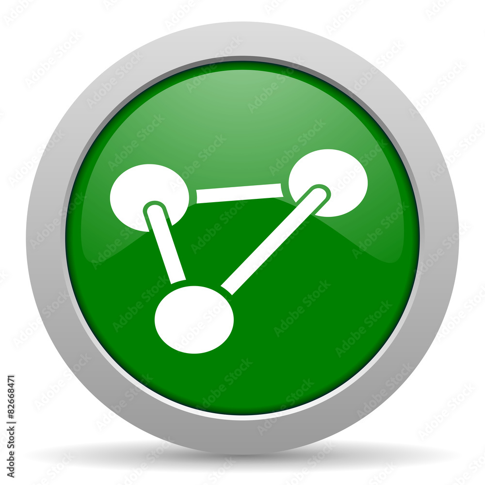 chemistry green glossy web icon chemistry green glossy web icon