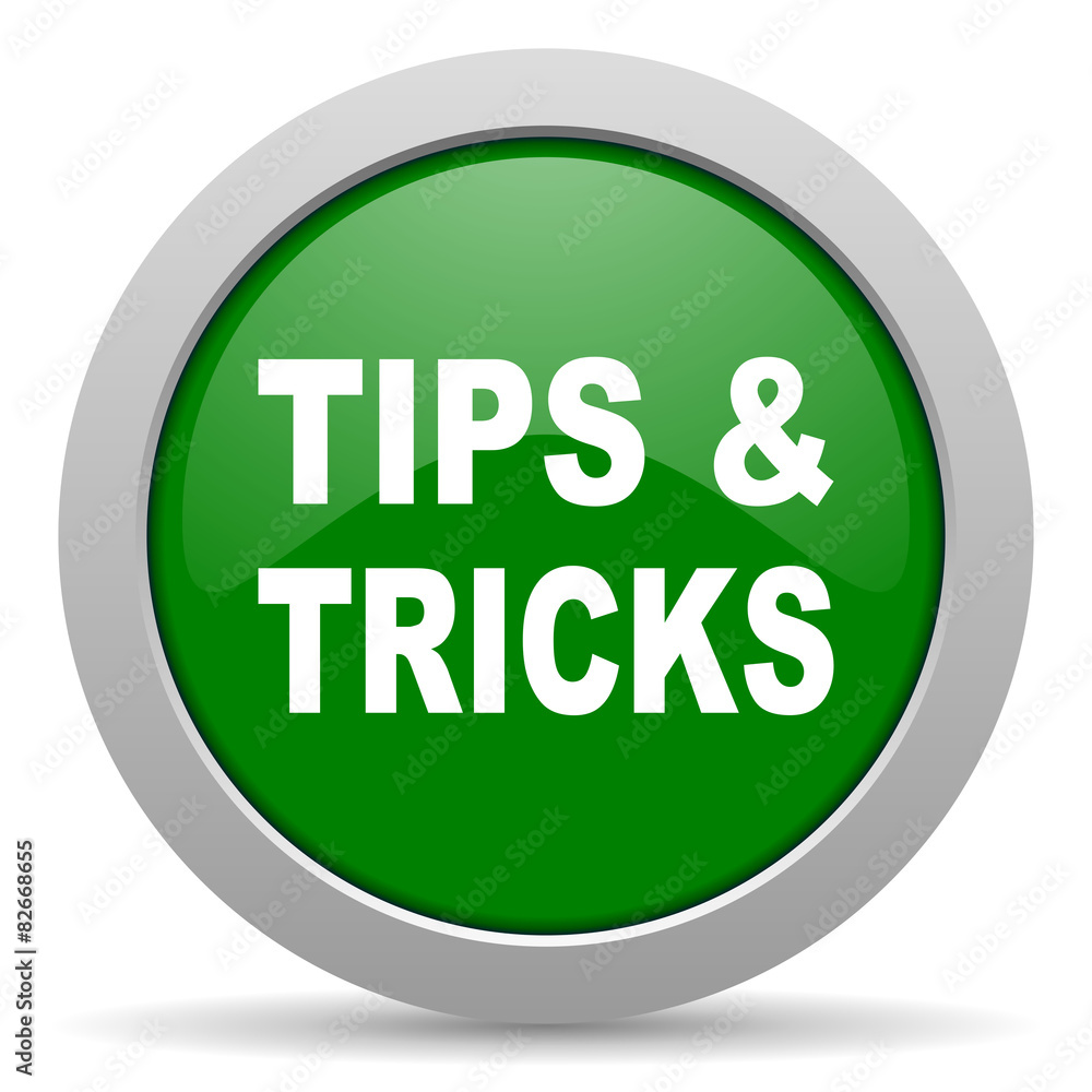 tips tricks green glossy web icon tips tricks green glossy web icon