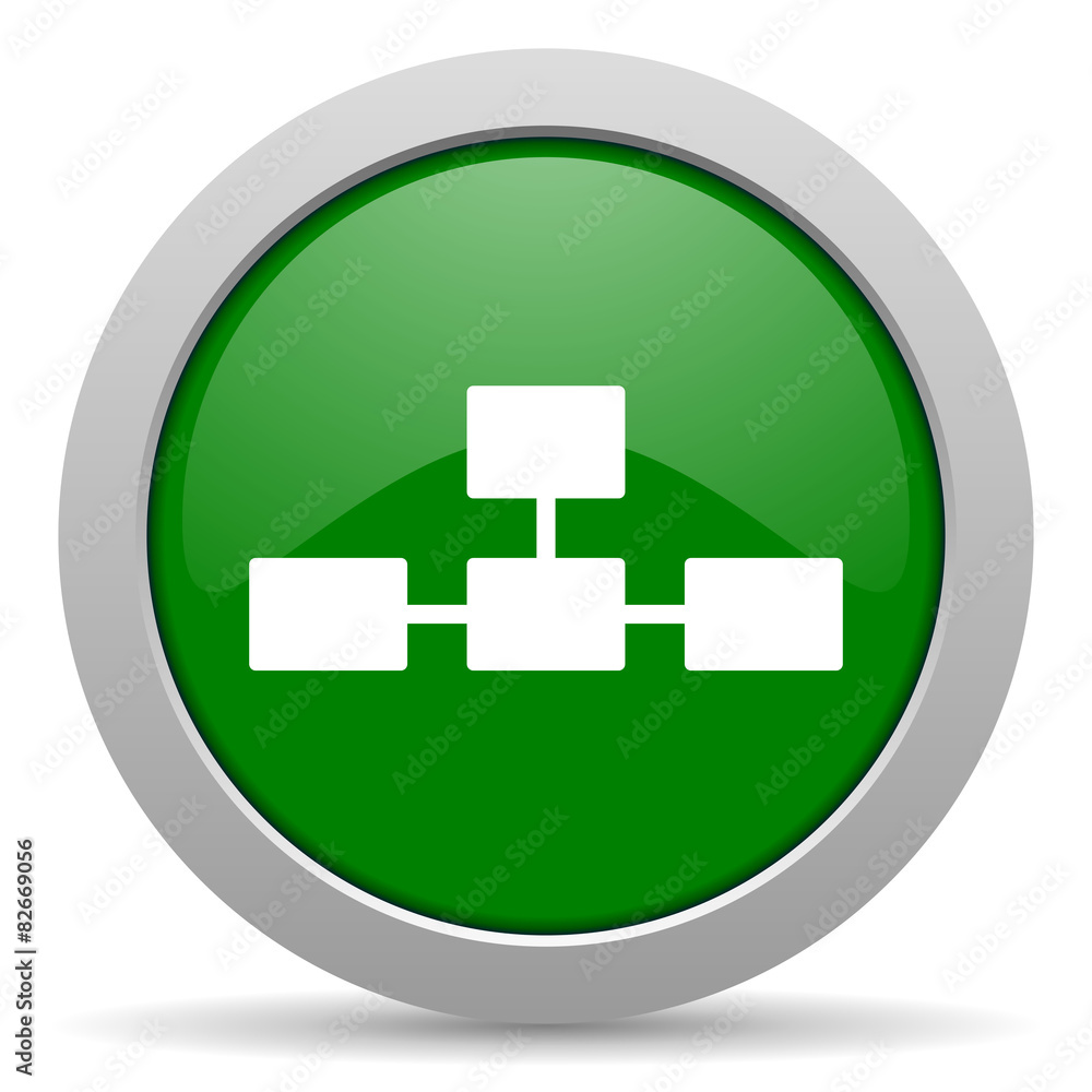 database green glossy web icon database green glossy web icon