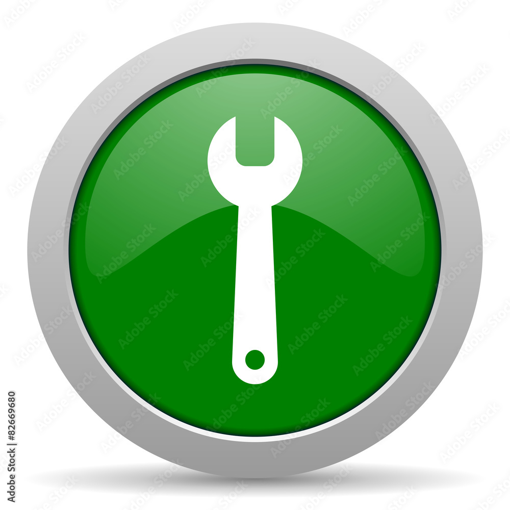 tool green glossy web icon tool green glossy web icon