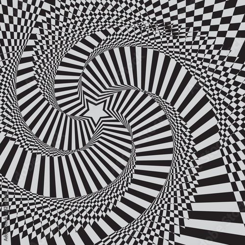 Abstract background with optical effect
