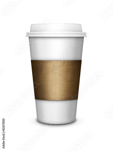  coffee cup isolated over white background