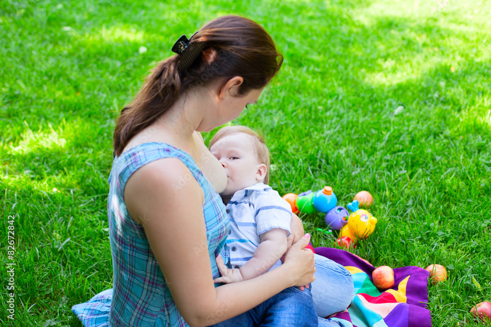 mother woman breastfeeding baby boy kid mother woman breastfeeding baby boy kid