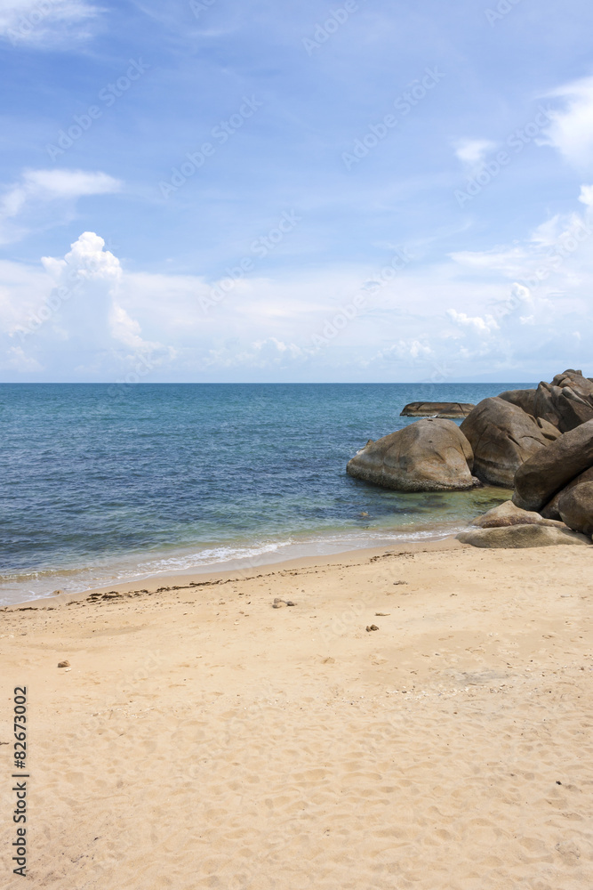 Small beach in south of Thailand background