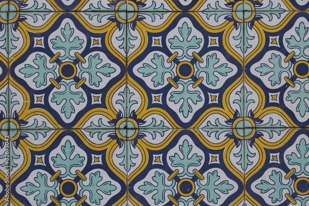 vintage ceramic tile