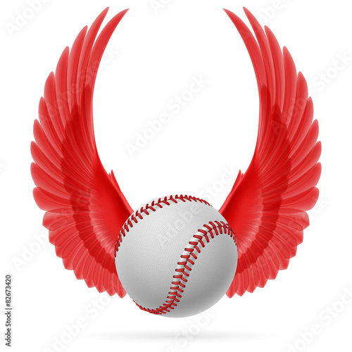 Flying baseball
