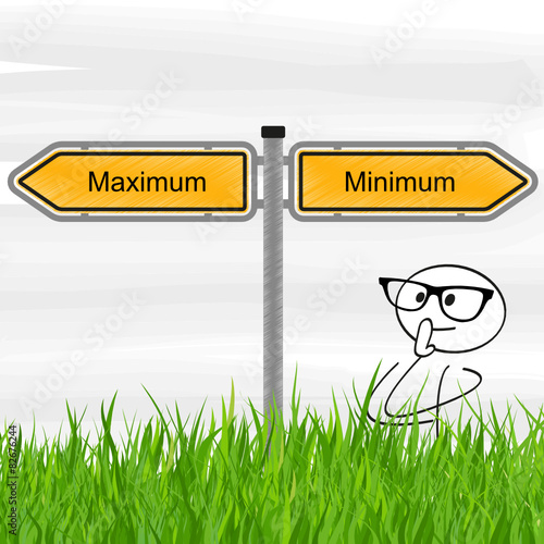 maximum,minimum,schild,hinweis