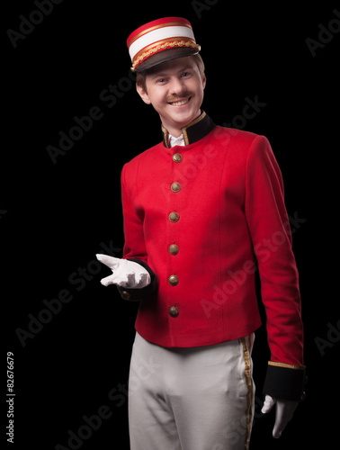 Portrait of a concierge (porter) photo