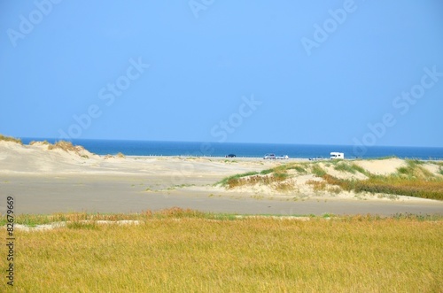 Befahrbarer Sandstrand in D  nemark