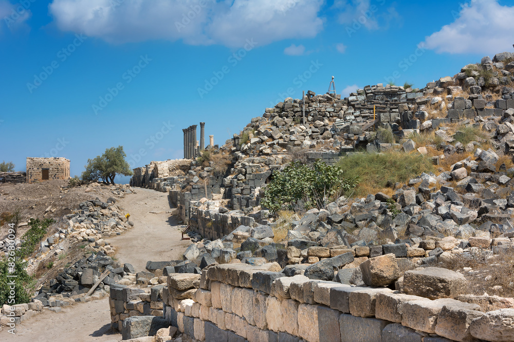 Jordan the Umm Qais Roman ruin