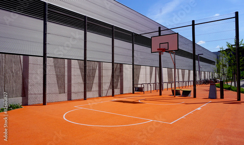 Basketball court sport outdoor public