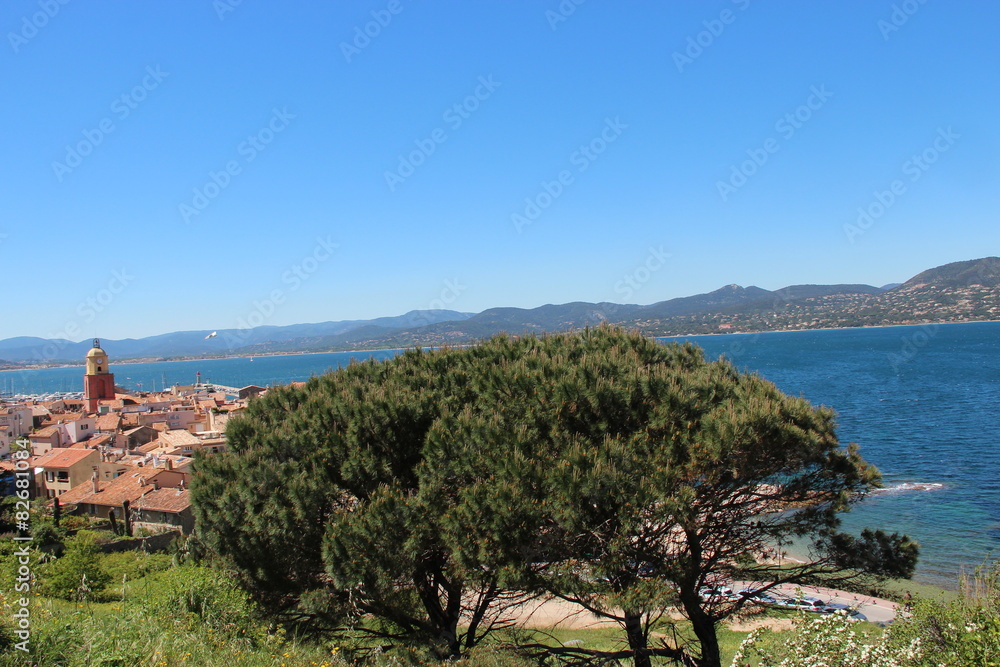 Naklejka premium Saint-Tropez