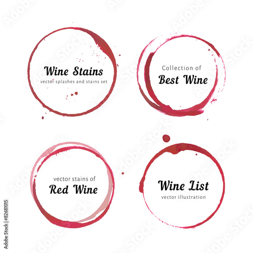 Wine stain circles