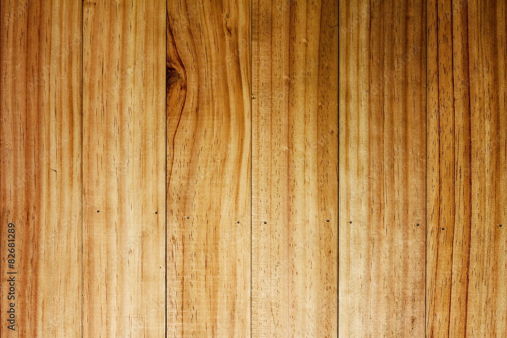 Fototapeta premium Wood plank brown texture background