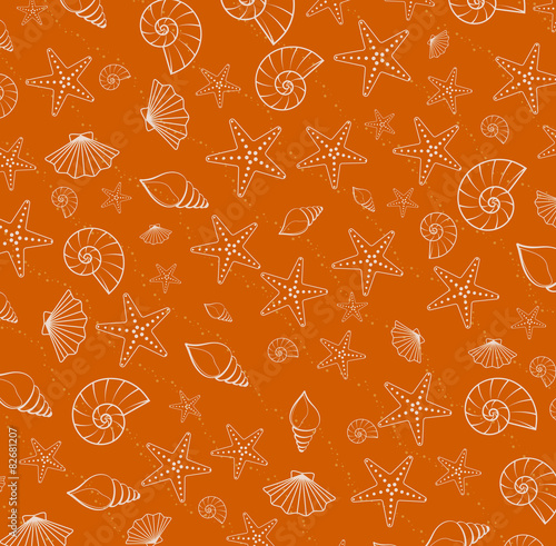 sea pattern texture from cockleshells